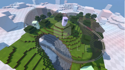Аренда Minecraft с очками виртуальной реальности