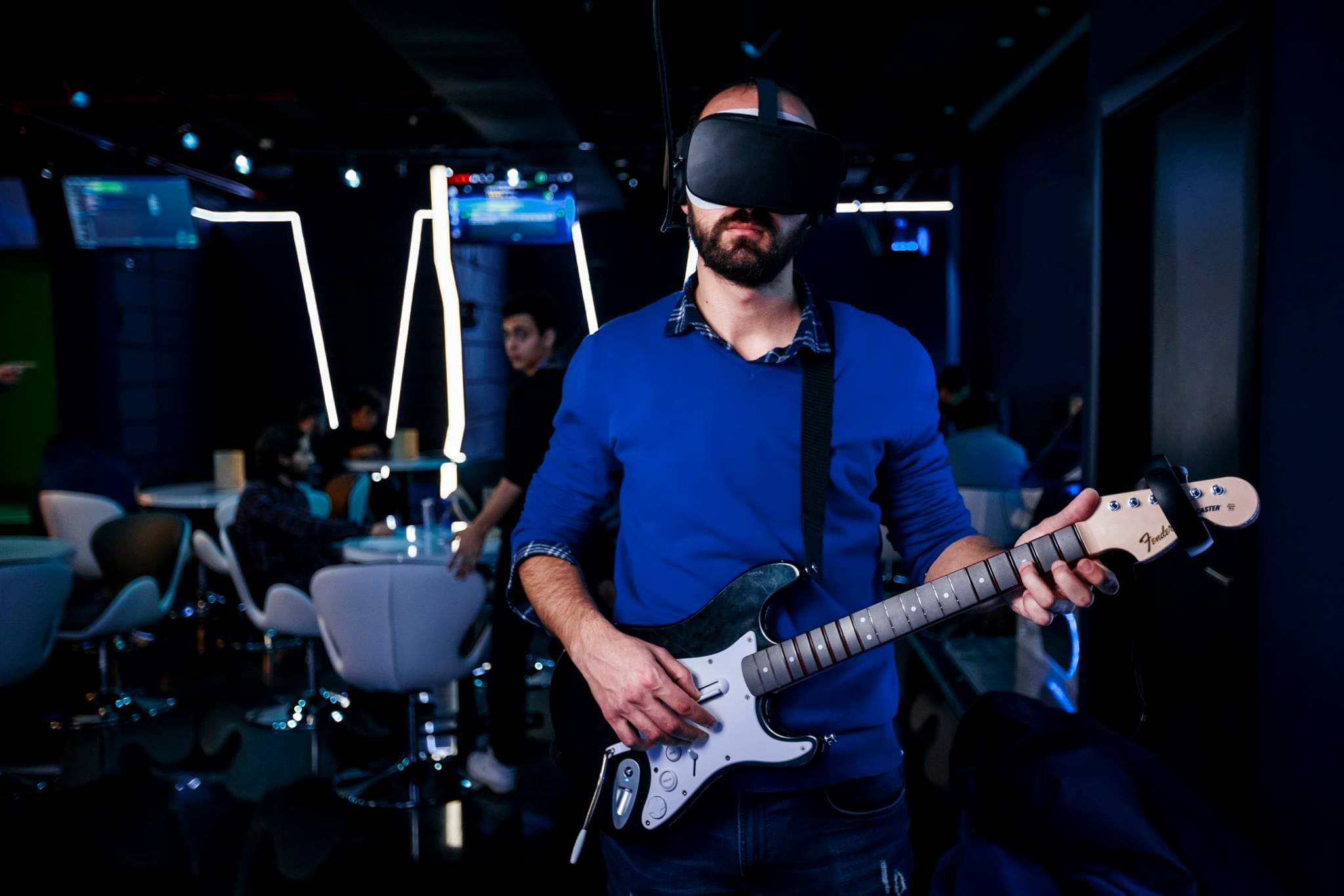 Аренда аттракциона "Гитары (Rock Band VR)" на выездное мероприятие 